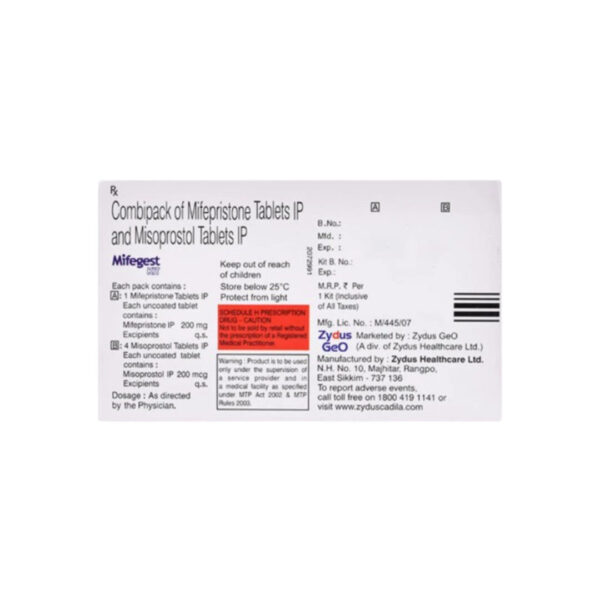 a package of pills on a white background