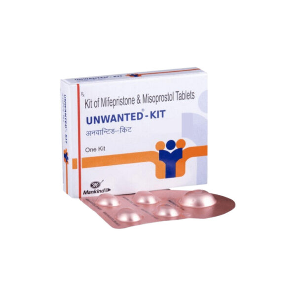 a close-up of a box Unwanted-Kit